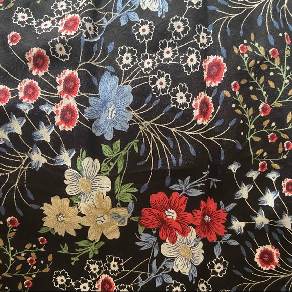 Nasty Gal Black Floral Off-Shoulder Dress Size 8 - Picture 5 of 16